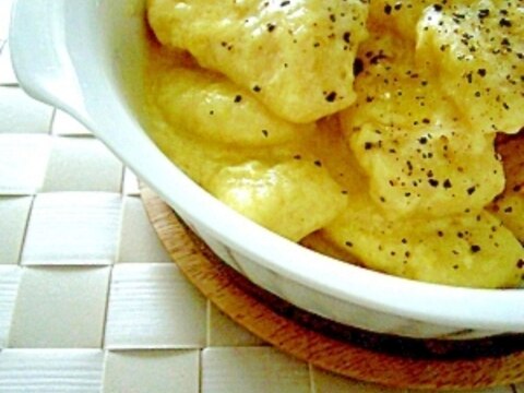 とろけるチーズで簡単★カルボナーラ風ニョッキ